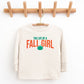 The Life Of A Fall Girl Puff/Glitter - Kids Youth Long Sleeve Tee and Kids Toddler Long Sleeve Tee