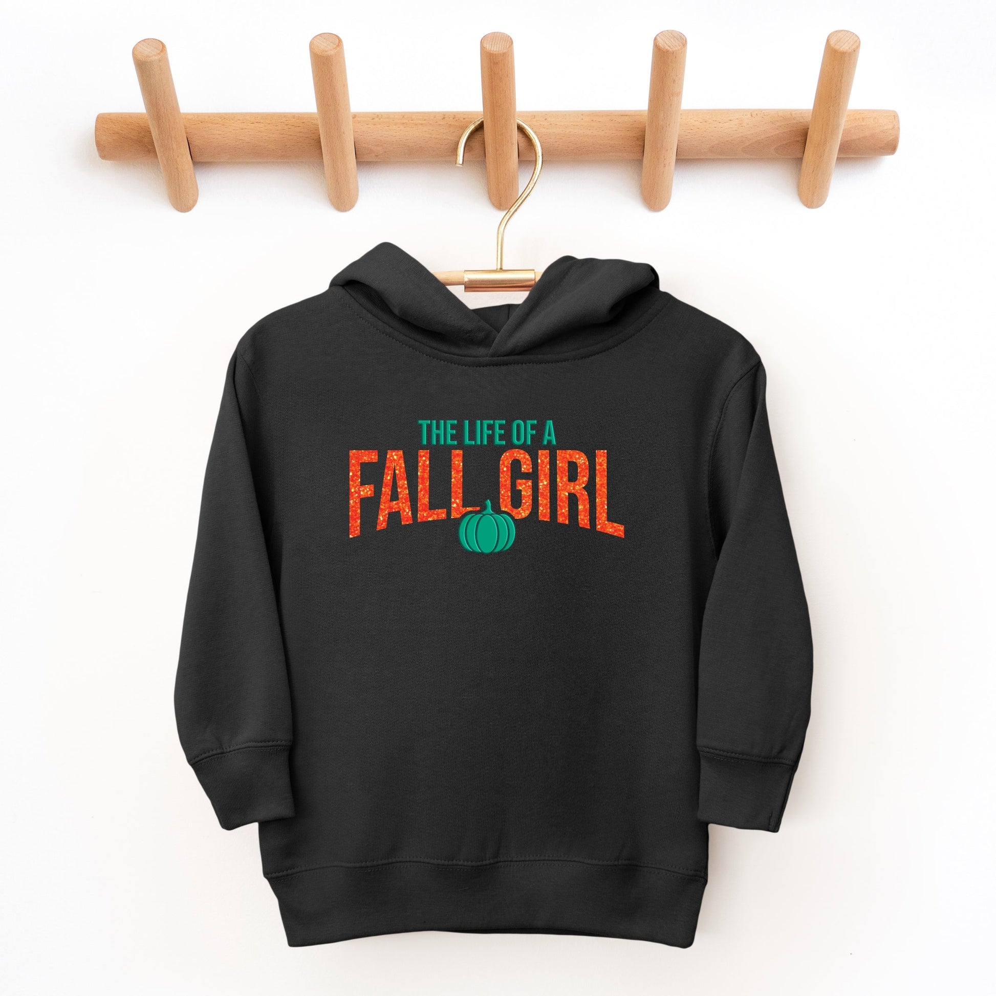 The Life Of A Fall Girl Puff/Glitter - Toddler Hoodie and Youth Hoodie
