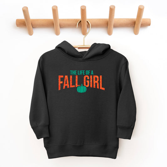 The Life Of A Fall Girl Puff/Glitter - Toddler Hoodie and Youth Hoodie