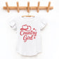 Country Girl Hat Puff Print  - Flutter Sleeve Graphic T-Shirt