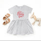 Country Girl Hat Puff Print  - Toddler Graphic Dress