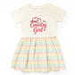 Country Girl Hat Puff Print  - Toddler Graphic Dress