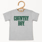 Country Boy Puff Print - Youth Short Sleeve Graphic T-Shirt and Toddler Short Sleeve Graphic T-Shirt
