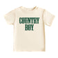 Country Boy Puff Print - Youth Short Sleeve Graphic T-Shirt and Toddler Short Sleeve Graphic T-Shirt