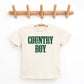 Country Boy Puff Print - Youth Short Sleeve Graphic T-Shirt and Toddler Short Sleeve Graphic T-Shirt
