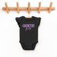 Country Baby Puff Print  - Baby Flutter Sleeve Bodysuit