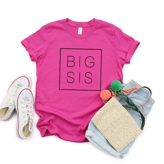 Big Sis Square | Youth Graphic Short Sleeve Tee