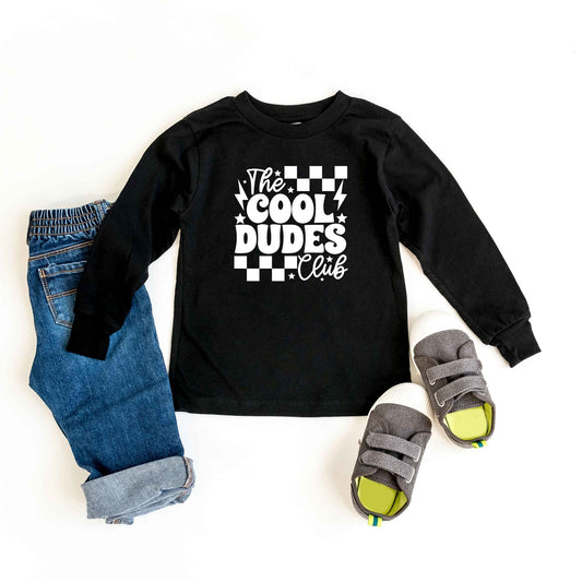 Cool Dudes Club | Toddler Graphic Long Sleeve Tee