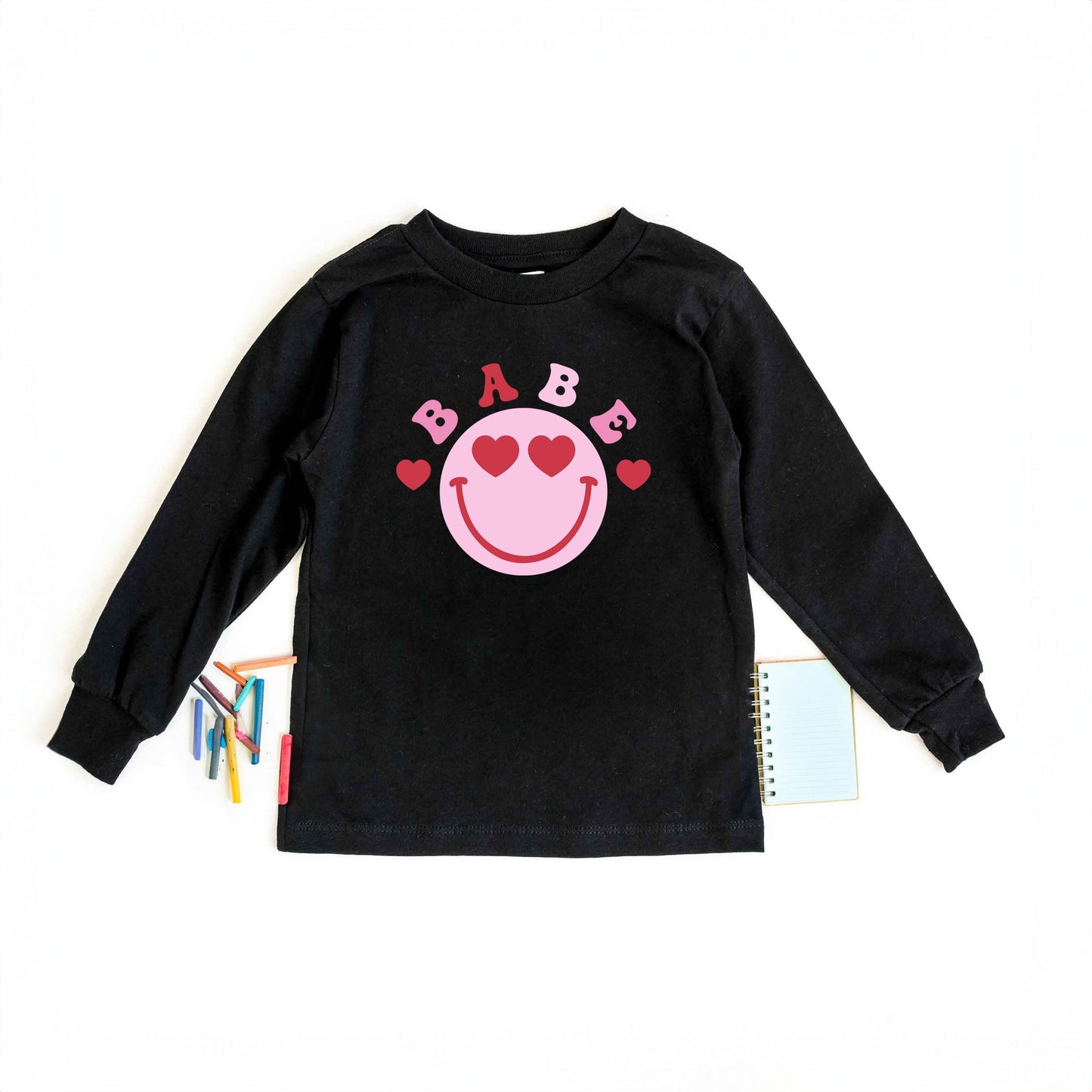 Babe Smile | Youth Graphic Long Sleeve Tee