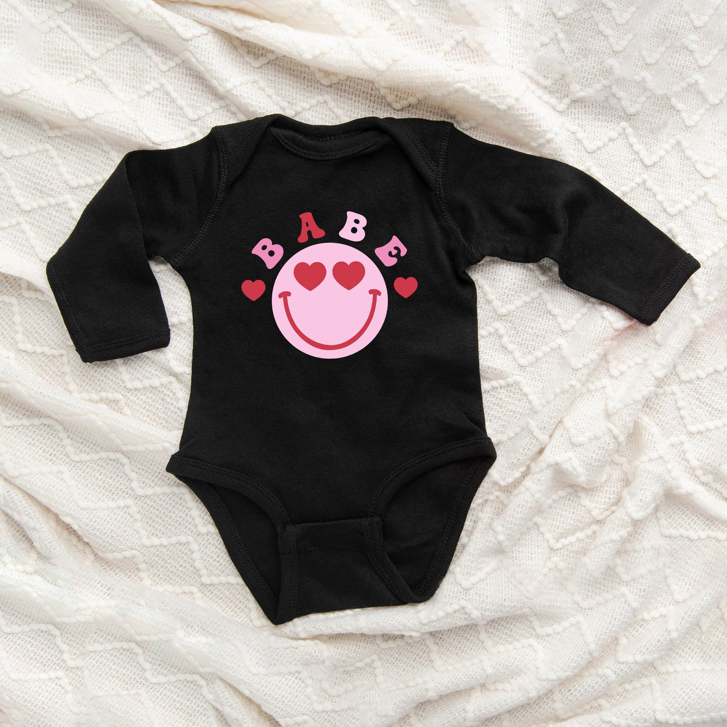 Babe Smile | Baby Graphic Long Sleeve Onesie