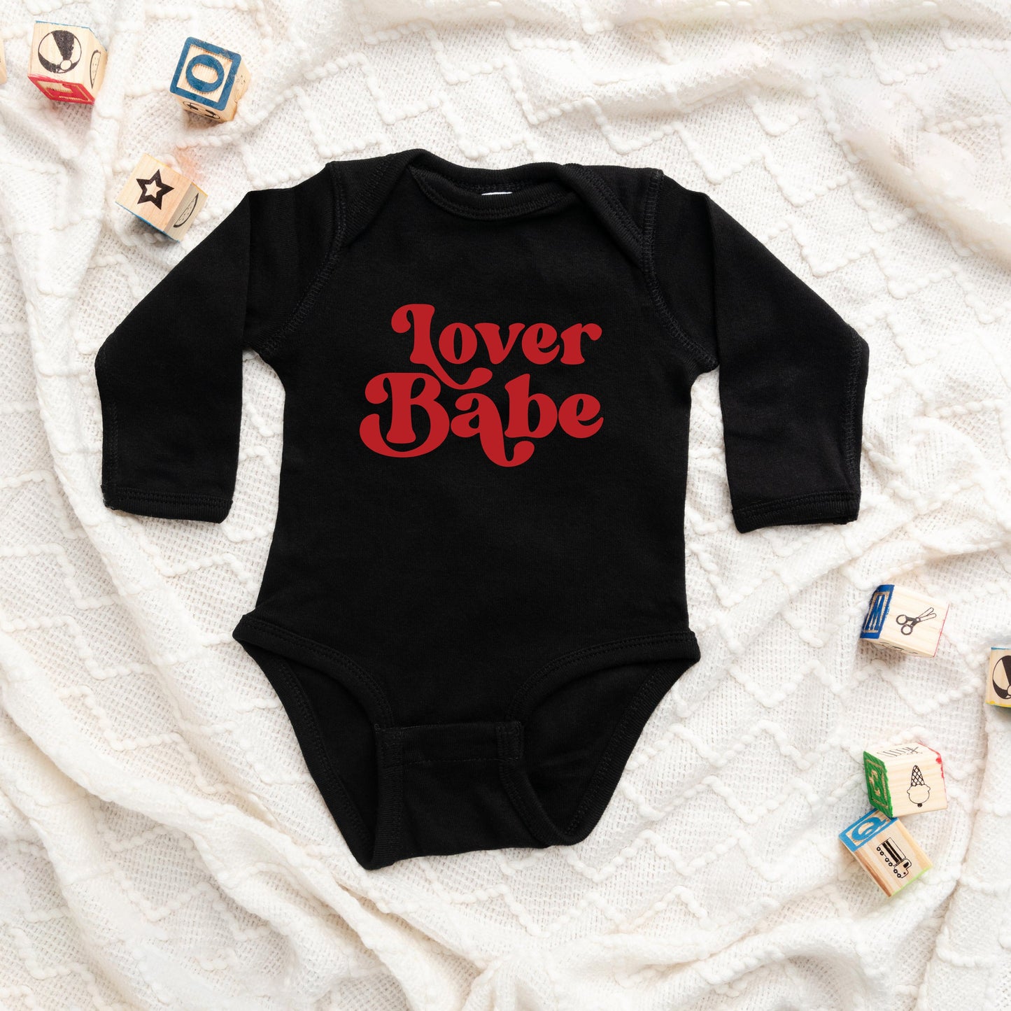 Lover Babe | Baby Graphic Long Sleeve Onesie