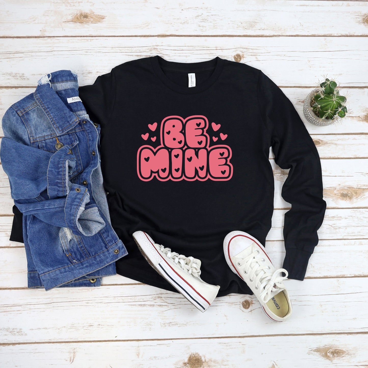 Be Mine Bubble | Youth Graphic Long Sleeve Tee