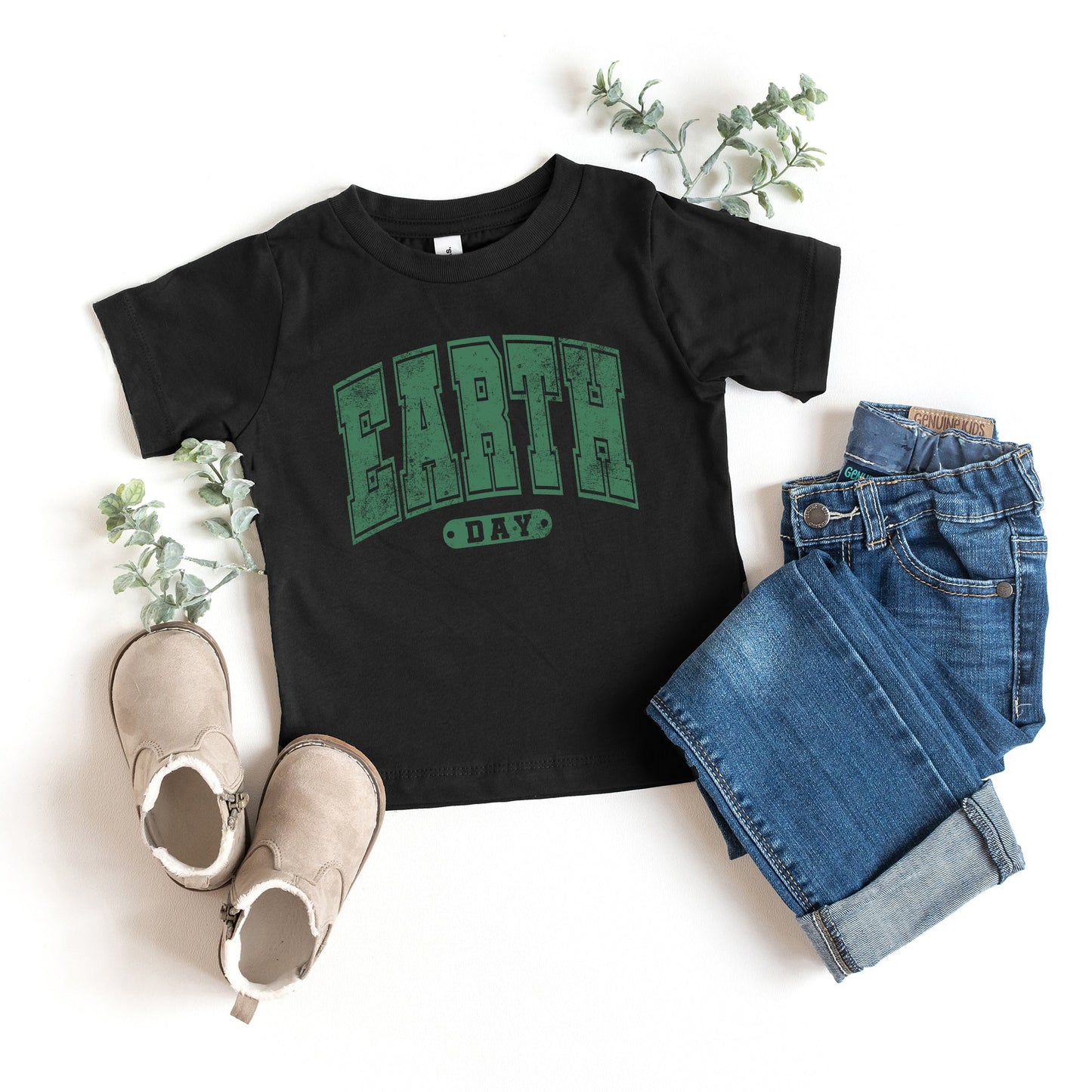 Earth Day Varsity | Toddler Graphic Short Sleeve Tee