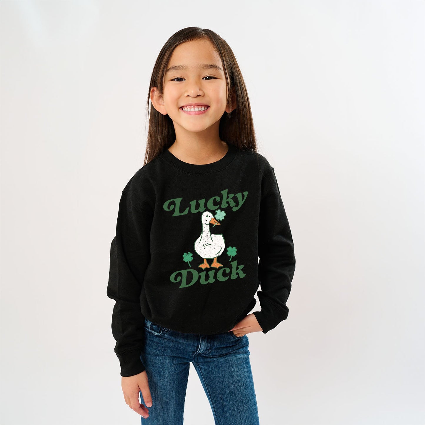 Lucky Duck | Toddler Graphic Sweatshirt