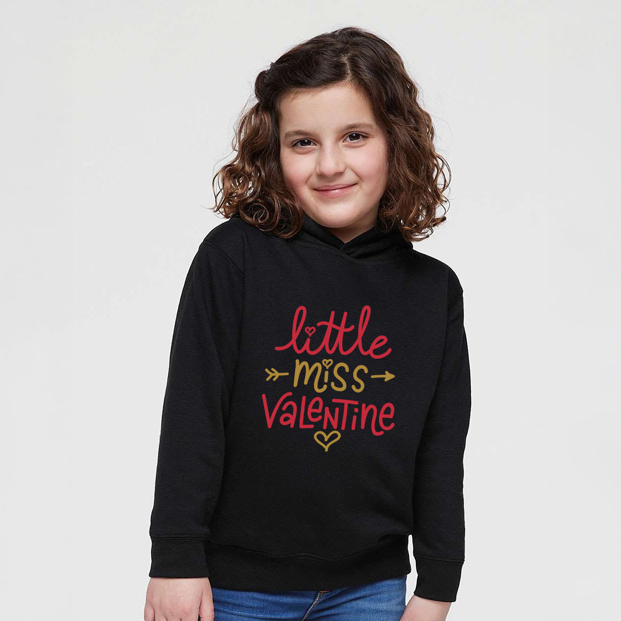 Little Miss Valentine | Toddler Graphic Hoodie