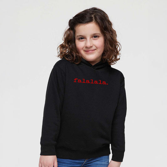 Falalala Puff Print | Toddler Graphic Hoodie
