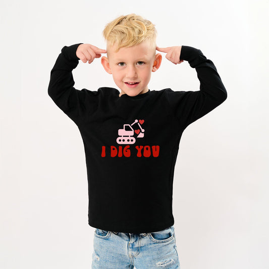 I Dig You | Toddler Graphic Long Sleeve Tee