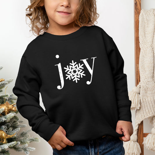 Joy Snowflake  | Toddler Graphic Sweatshirt