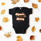 Mama's Little Turkey Colorful | Baby Graphic Short Sleeve Onesie