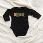 Littlest Colorful | Baby Graphic Long Sleeve Onesie