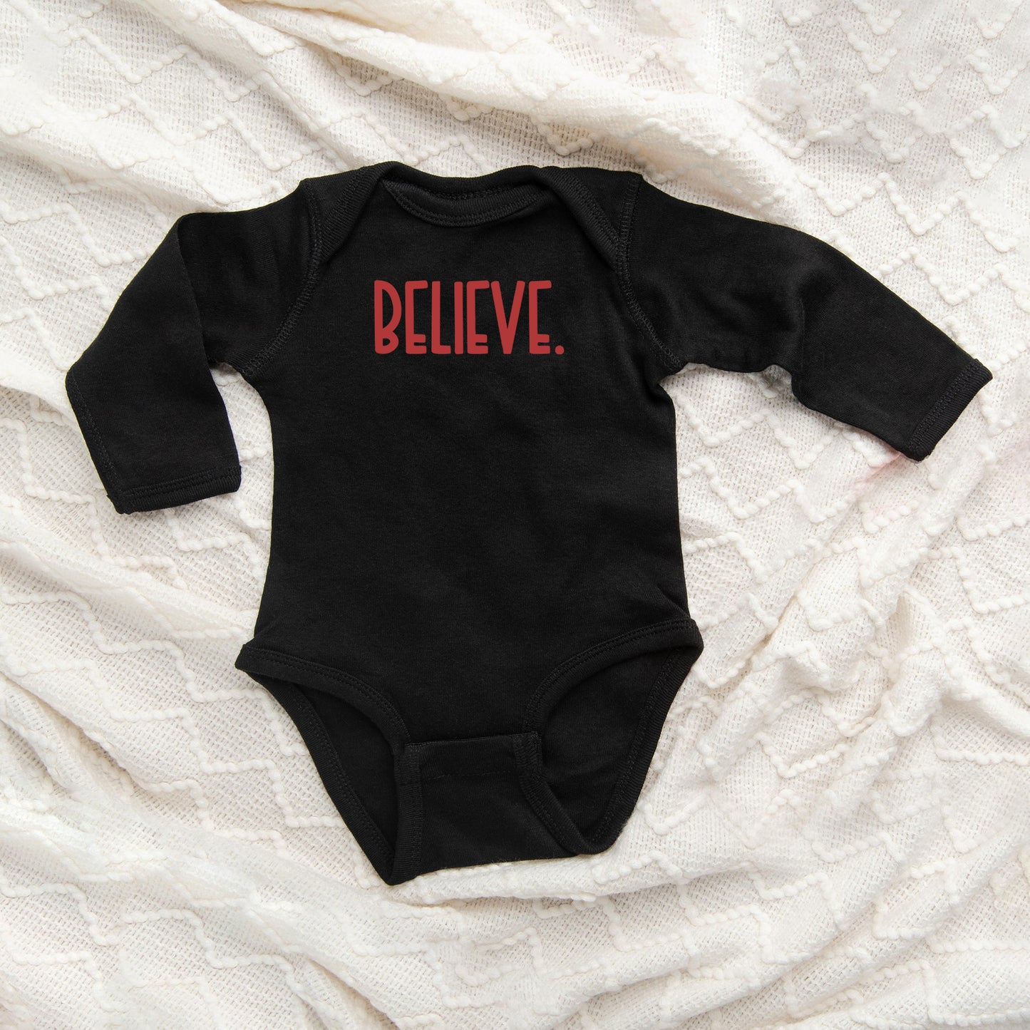 Believe Bold | Baby Graphic Long Sleeve Onesie