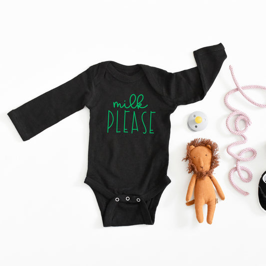 Milk Please | Baby Long Sleeve Onesie