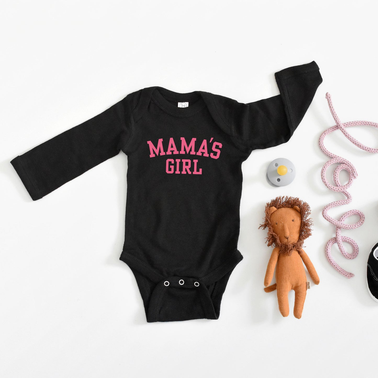 Mama's Girl Varsity | Baby Long Sleeve Onesie