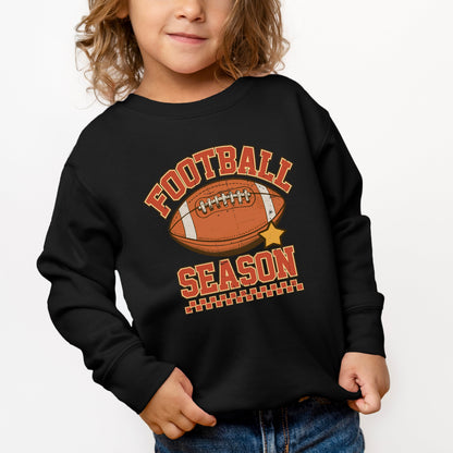 Football Season Star | Youth Ultra-Soft Graphic Sweatshirt