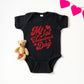First Valentine's Cursive | Baby Graphic Short Sleeve Onesie
