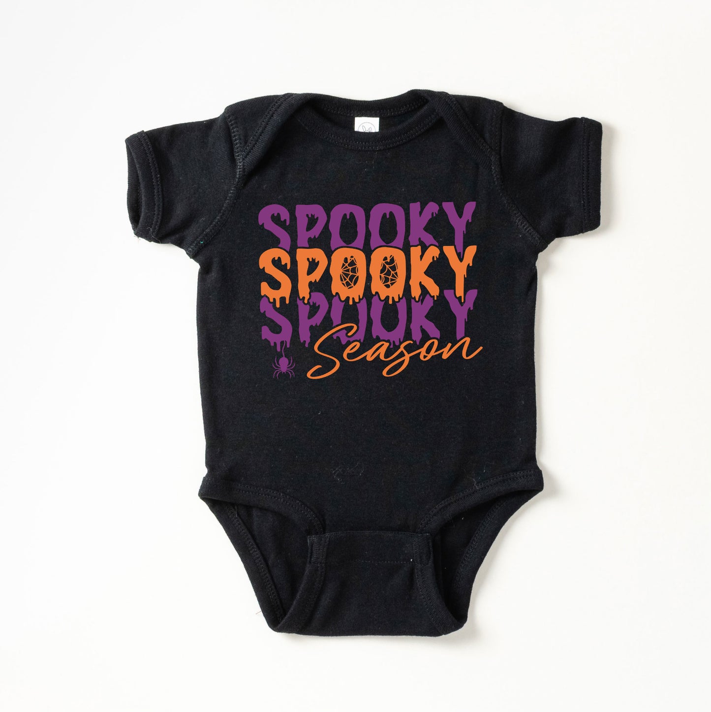 Spooky Season Spider | Baby Graphic Short Sleeve Onesie