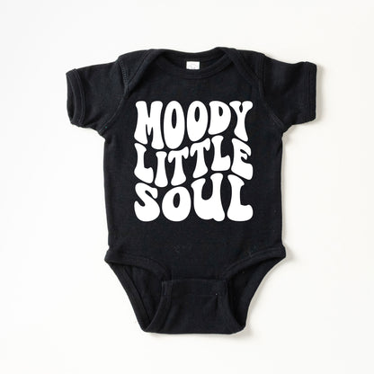 Moody Little Soul | Baby Graphic Short Sleeve Onesie