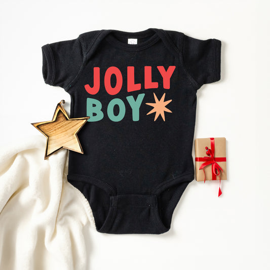 Jolly Boy Star | Baby Graphic Short Sleeve Onesie