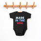 Made In The USA Pastel | Baby Graphic Short Sleeve Onesie