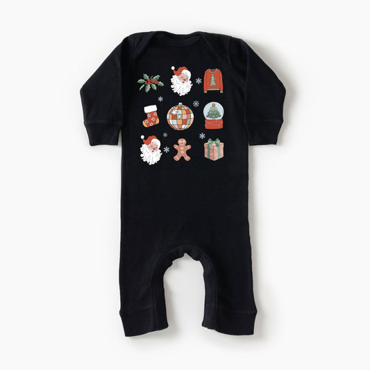 Christmas Collage | Baby Graphic Romper