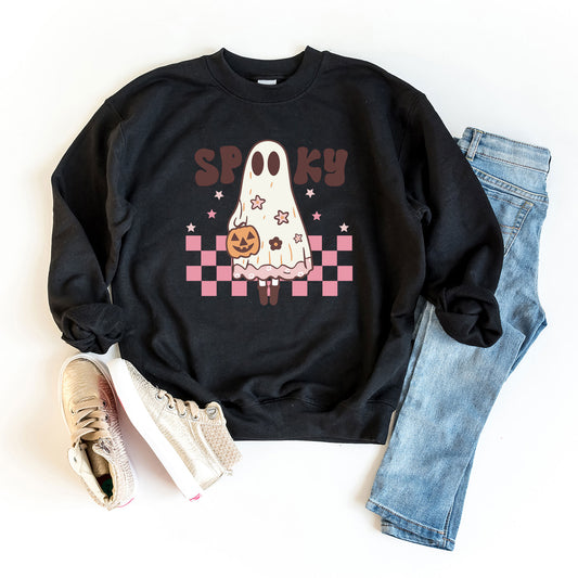 Spooky Girl Ghost | Youth Graphic Sweatshirt