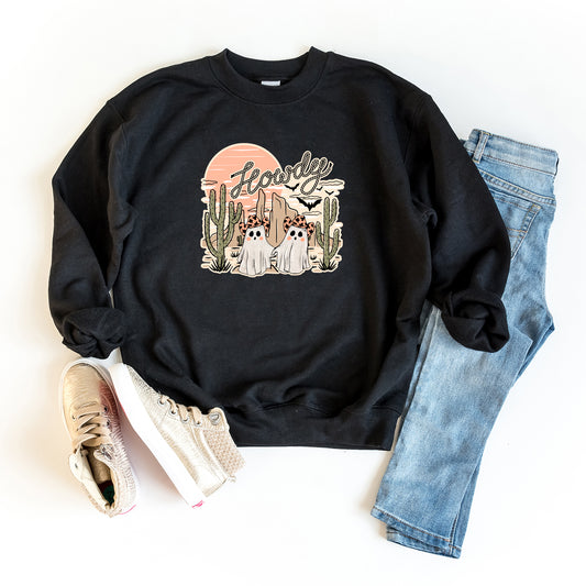 Howdy Ghosties | Youth Graphic Sweatshirt