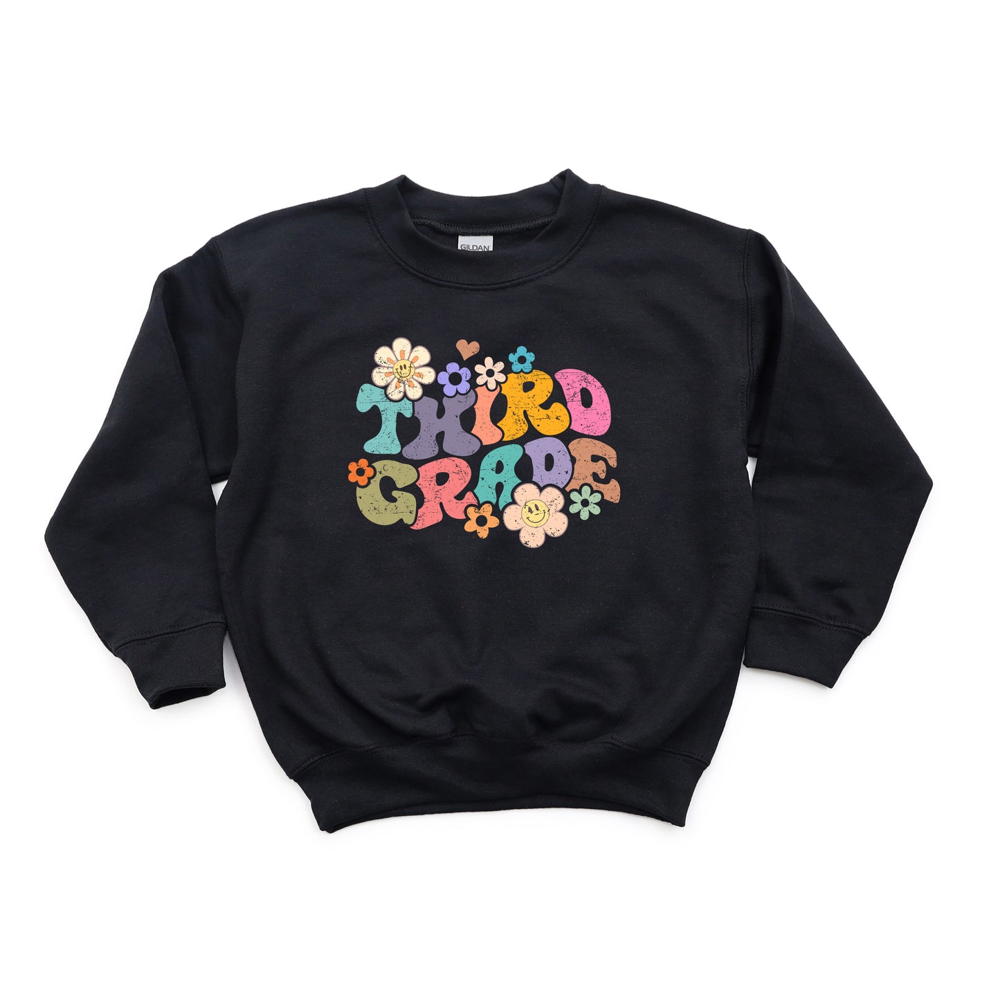 Third Grade Flowers | Youth Graphic Sweatshirt