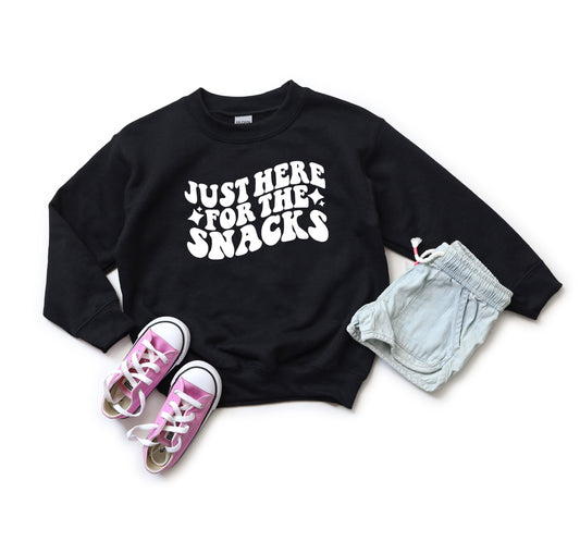 Here For The Snacks Stars | Youth Sweatshirt