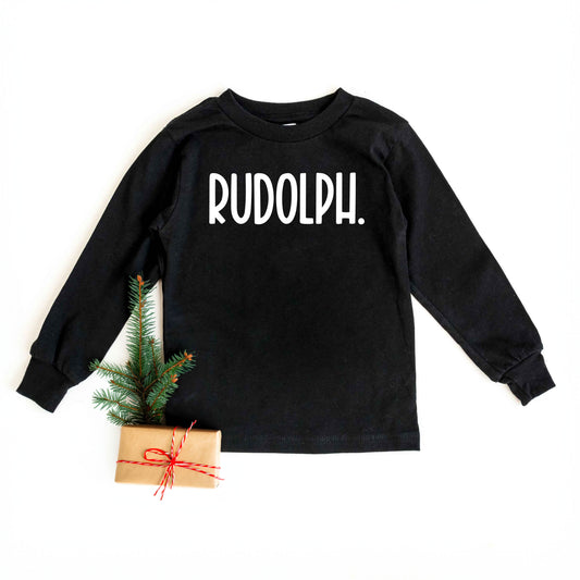 Rudolph Bold | Youth Graphic Long Sleeve Tee