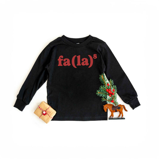 Fa La 8 | Toddler Graphic Long Sleeve Tee