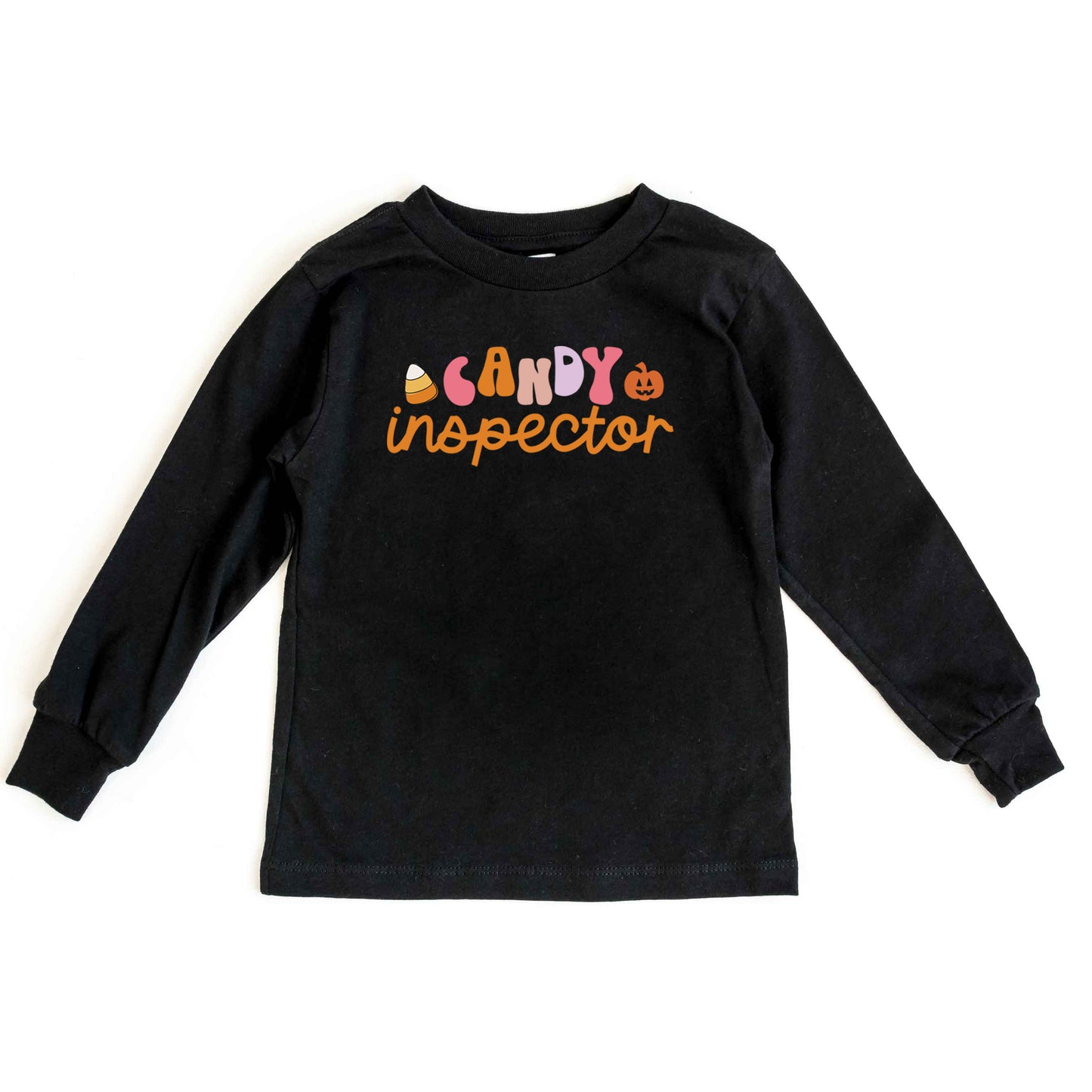 Candy Inspector Colorful | Youth Graphic Long Sleeve Tee