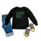 Lucky Boy Bold | Toddler Long Sleeve Tee