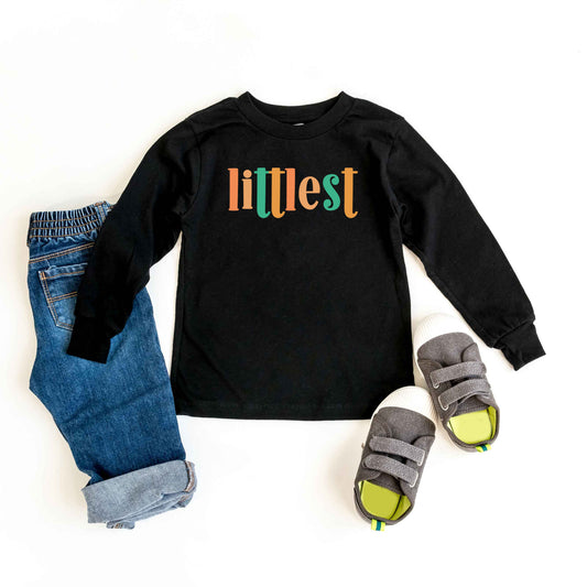Littlest Colorful | Toddler Graphic Long Sleeve Tee