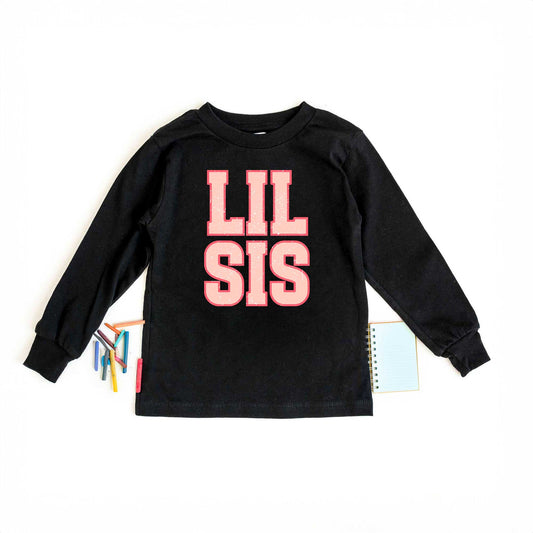 Lil Sis Distressed | Youth Long Sleeve Tee