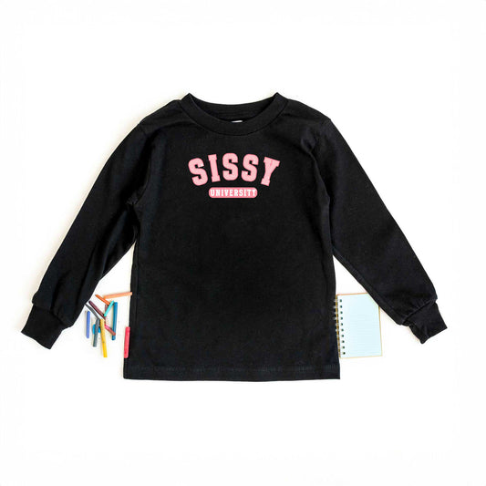 Sissy University | Toddler Graphic Long Sleeve Tee