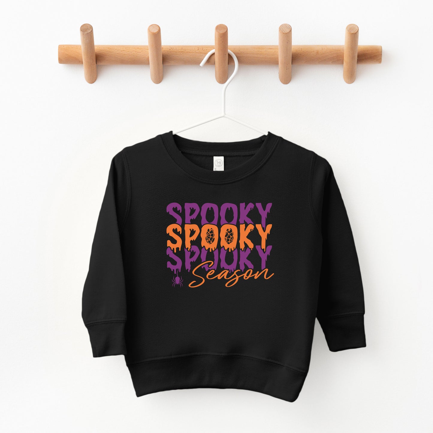 Spooky Season Spider | Toddler Graphic Sweatshirt