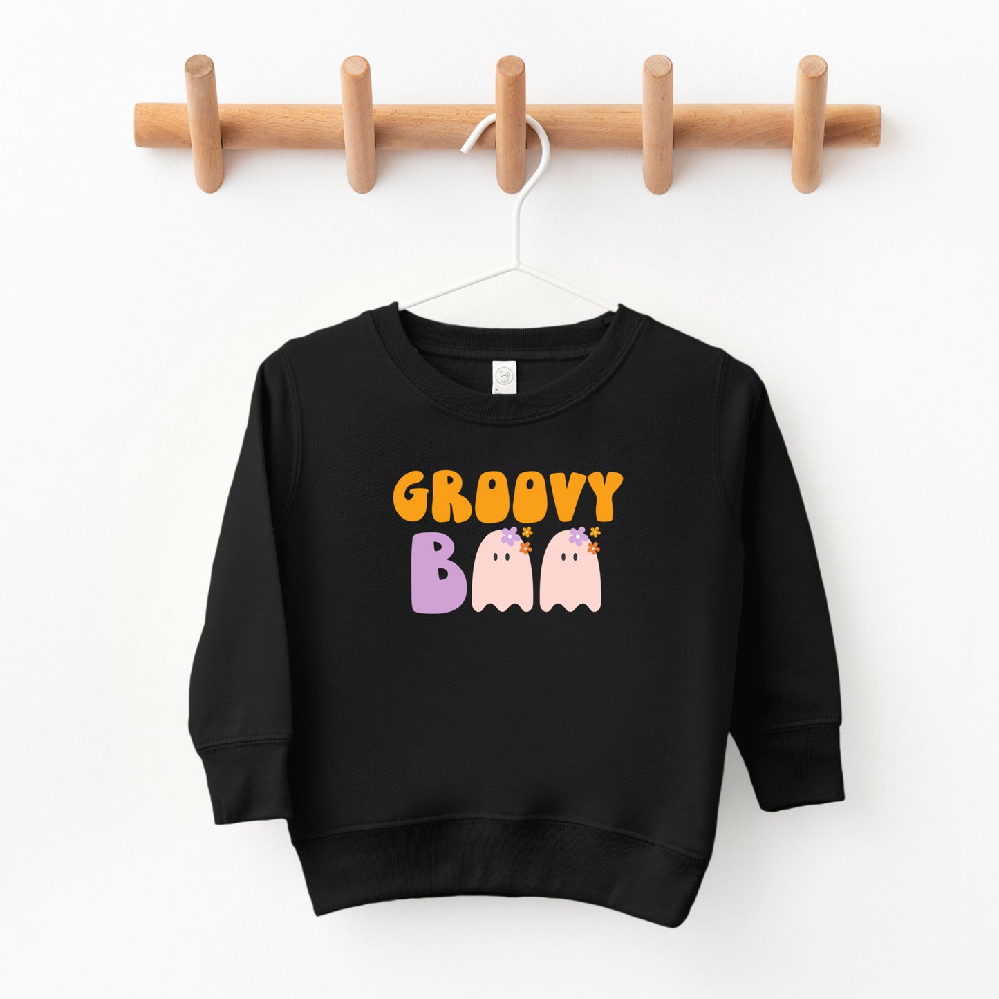 Groovy Boo Ghost | Toddler Graphic Sweatshirt