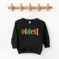 Oldest Colorful | Toddler Graphic Sweatshirt