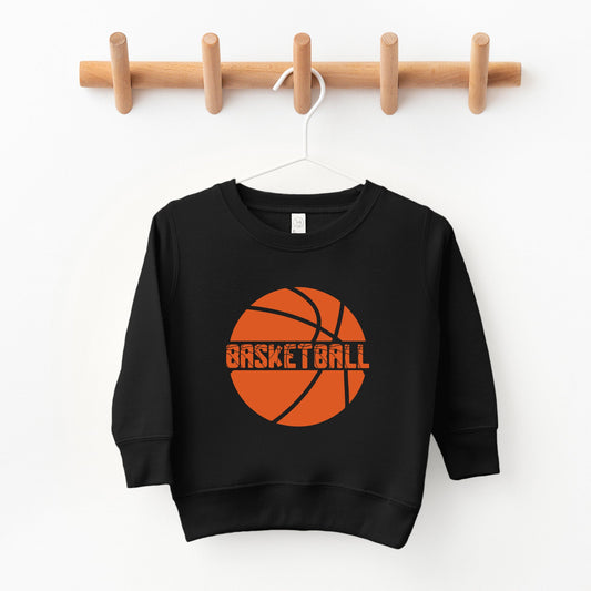 Basketball With Ball | Toddler Graphic Sweatshirt