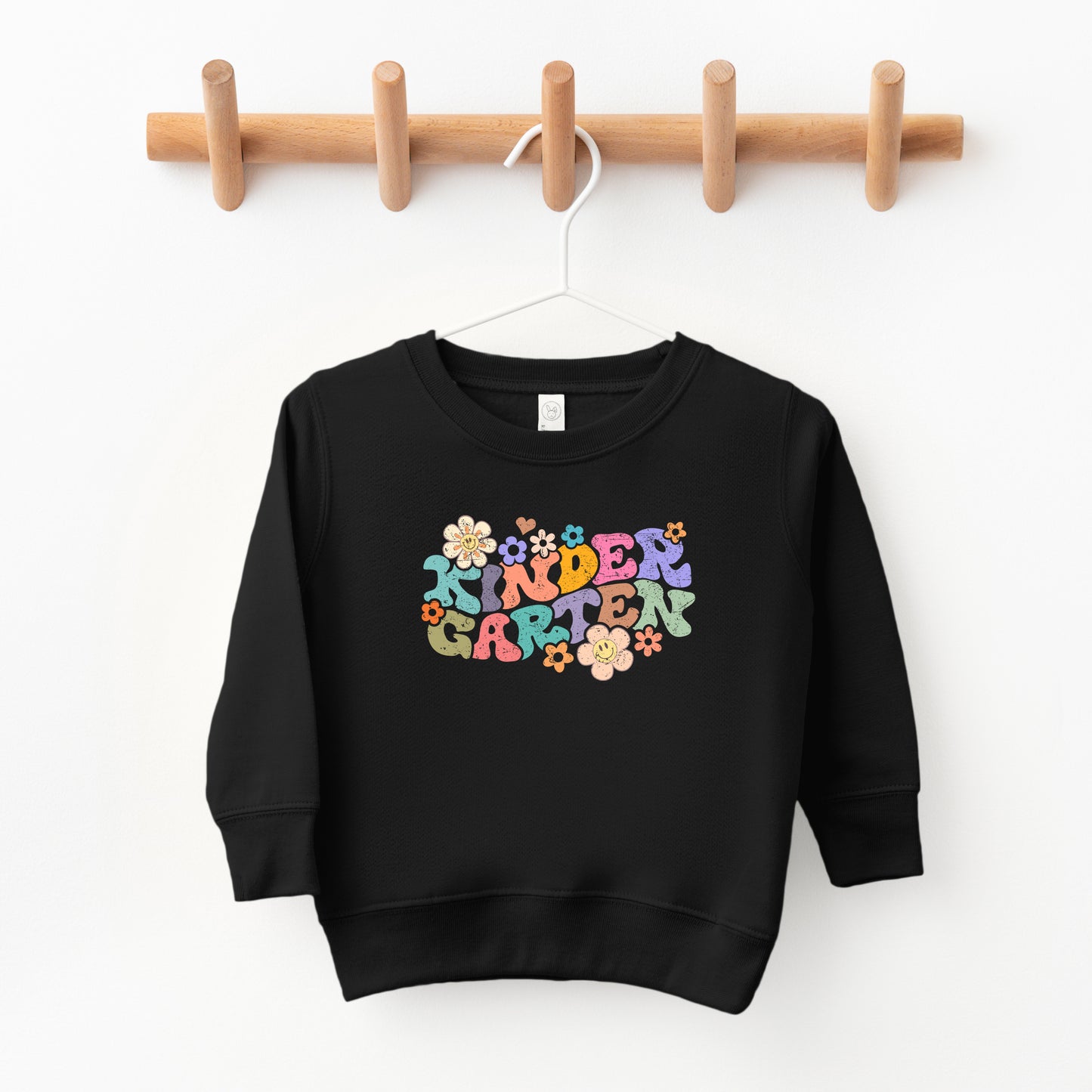 Kindergarten Flowers | Toddler Graphic Sweatshirt